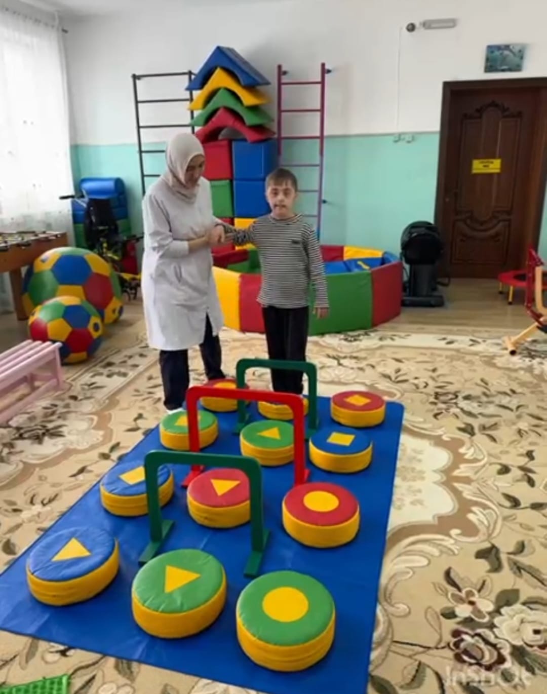 Индивидуальное занятие по профилактике плоскостопия